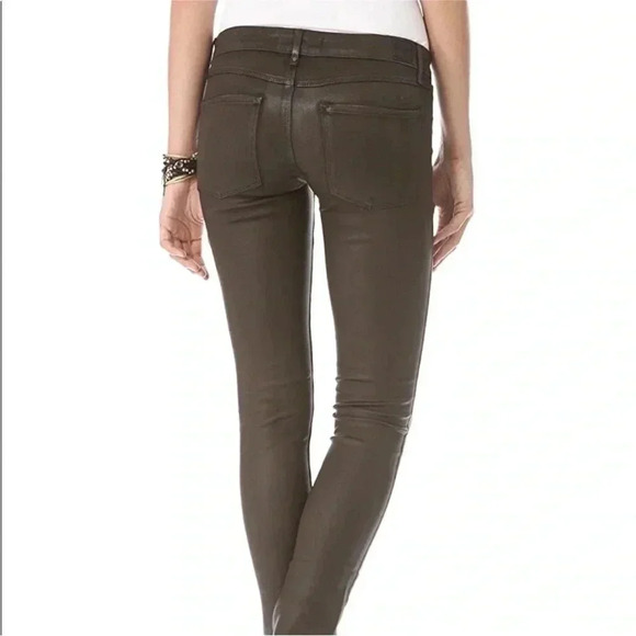NWT Habitual Alice Coated Skinny Jeans Mid Rise Color Hide Sz 26 - Picture 3 of 12
